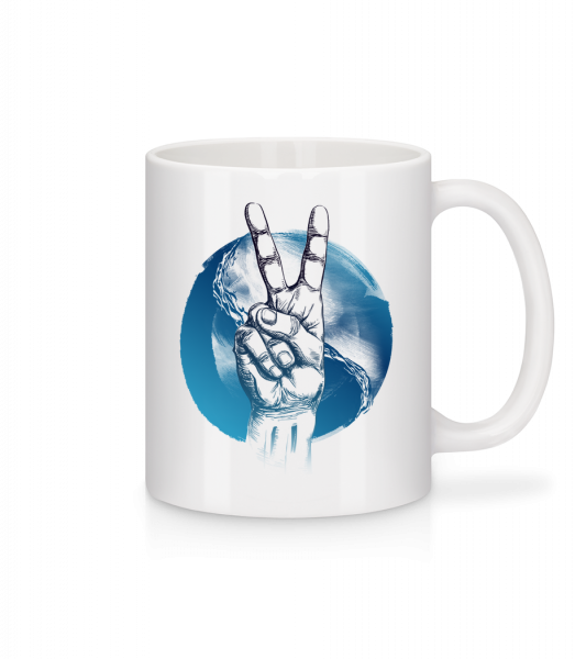 Ocean Peace - Mug en céramique blanc - Blanc - Devant