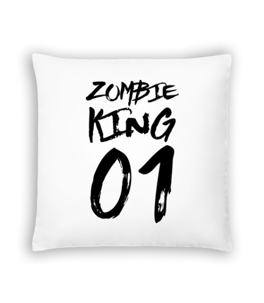 Zombie King - Kissen - Weiß - Vorne