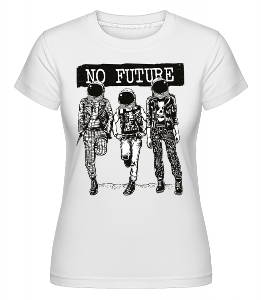 No Future -  T-shirt Shirtinator femme - Blanc - Devant