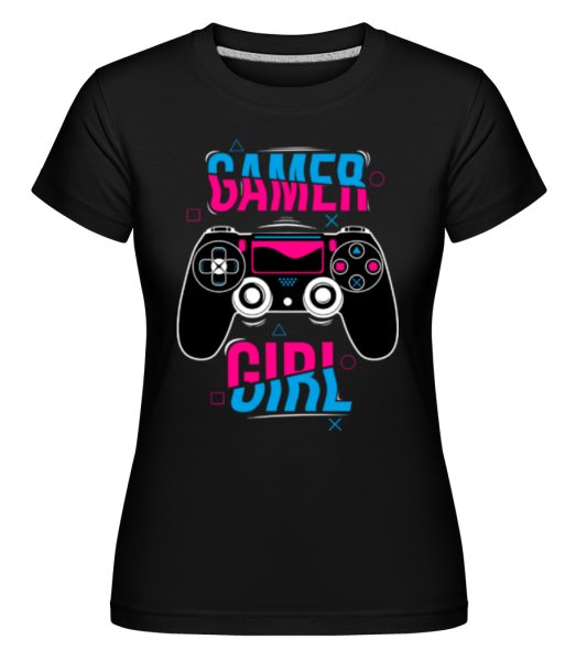 Gamer Girl - Shirtinator Frauen T-Shirt - Schwarz - Vorne