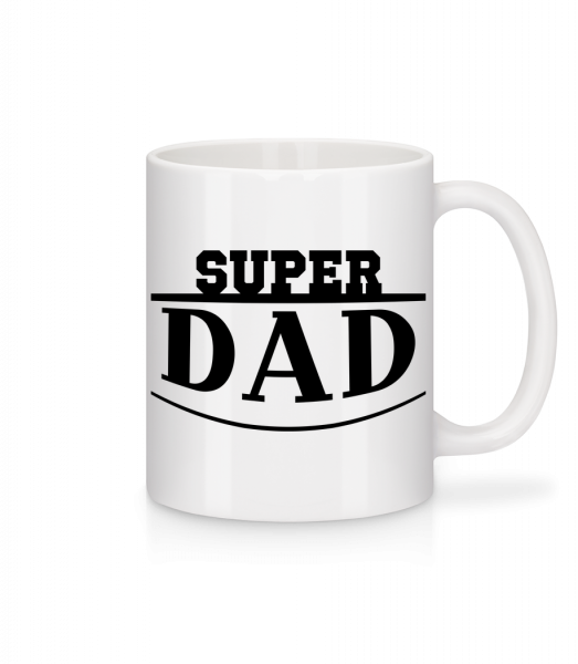 Super Dad Icon - Tasse - Weiß - Vorn