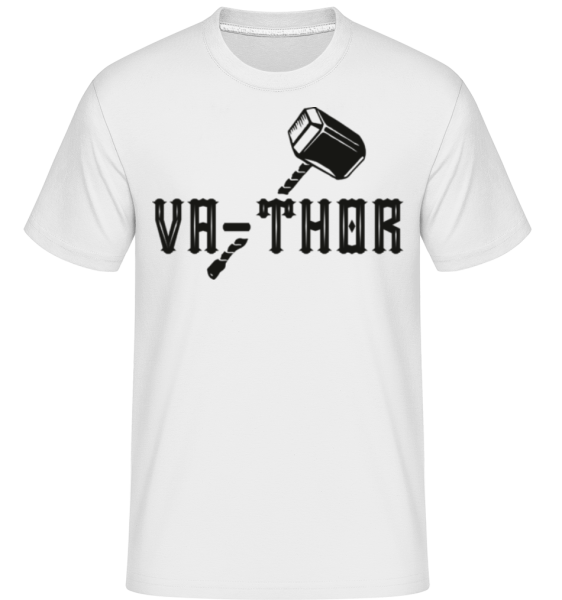 Va Thor - Shirtinator Männer T-Shirt - Weiß - Vorne