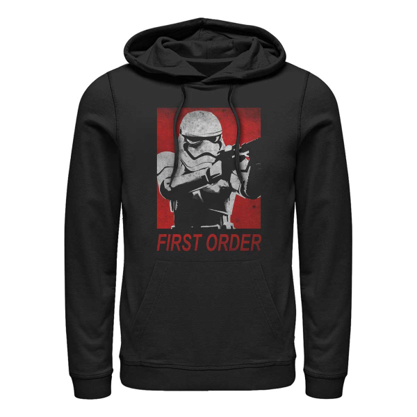 Star Wars - The Force Awakens - Stormtrooper First Order - Unisex Hoodie - Schwarz - Vorne