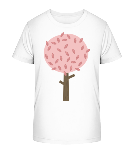 Herbst Baum - Kinder Bio T-Shirt Stanley Stella - Weiß - Vorne