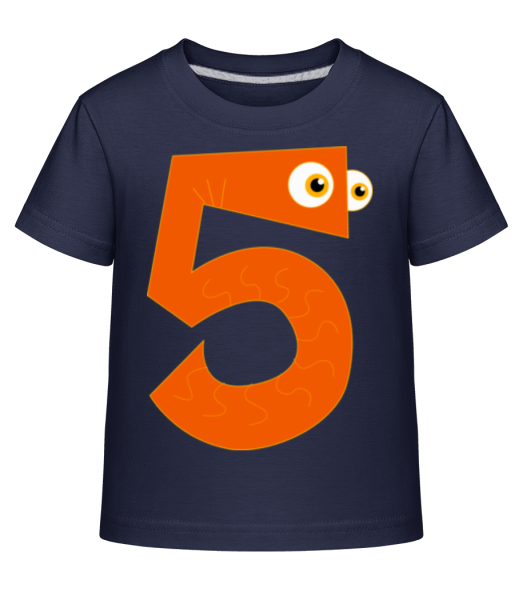 Centipède Cinq - T-shirt shirtinator Enfant - Bleu marine - Devant