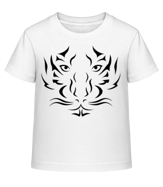 Tête De Tigre - T-shirt shirtinator Enfant - Blanc - Devant