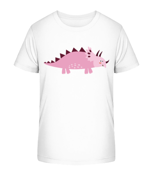 Tricératops - T-shirt bio Enfant Stanley Stella - Blanc - Devant