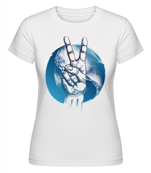 Ozean Peace - Shirtinator Frauen T-Shirt - Weiß - Vorn