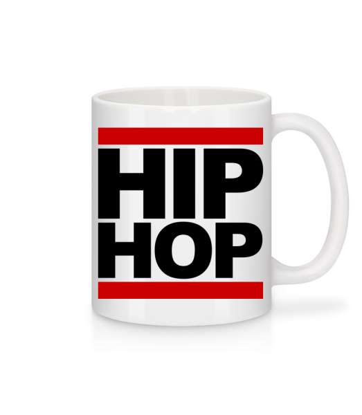Hip Hop Logo - Mug en céramique blanc - Blanc - Devant