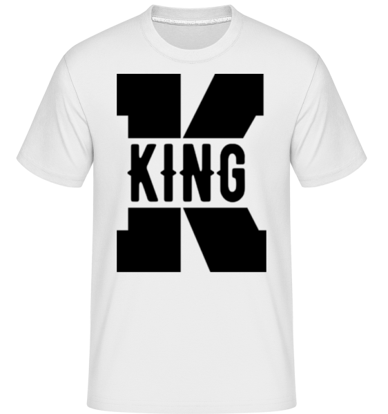 King K - Shirtinator Männer T-Shirt - Weiß - Vorne