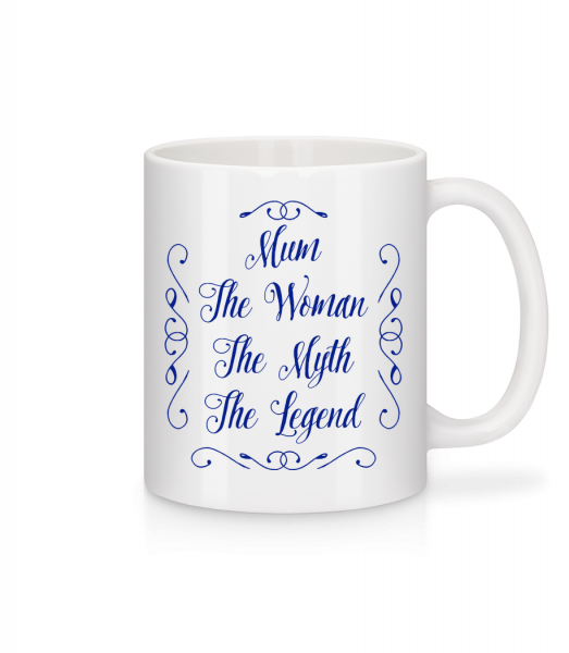 Mum - The Legend - Mug en céramique blanc - Blanc - Devant