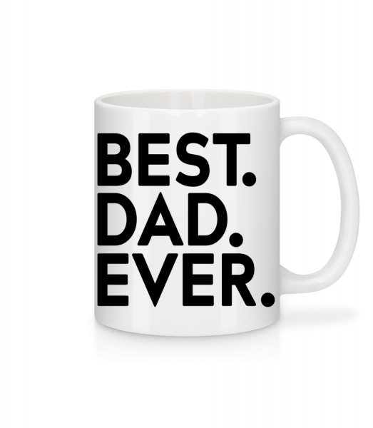 Best Dad Ever - Mug en céramique blanc - Blanc - Devant