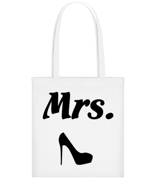 Mrs. Wedding - Tote Bag - Blanc - Devant