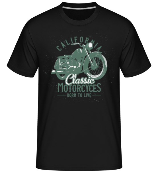 California Classic Motorcycles -  T-Shirt Shirtinator homme - Noir - Devant