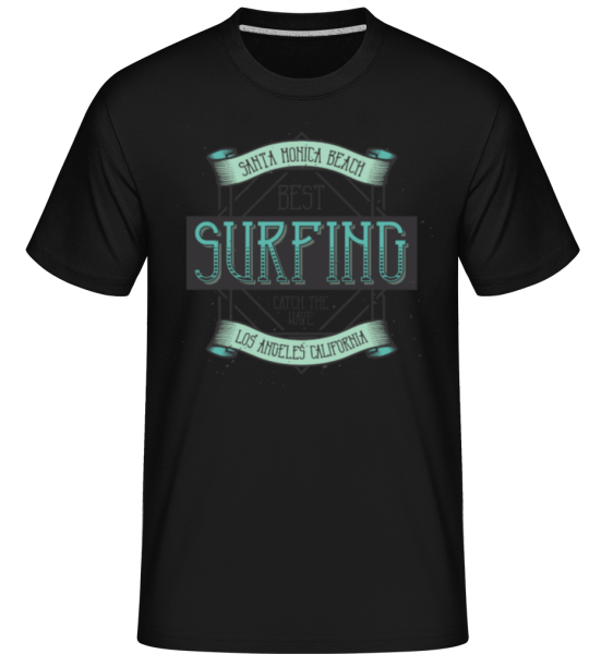 Best Surfing -  T-Shirt Shirtinator homme - Noir - Devant