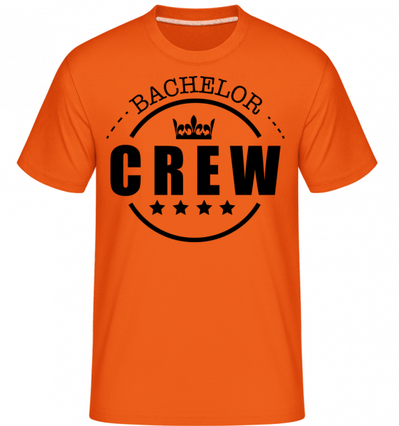 Bachelor Crew -  T-Shirt Shirtinator homme - Orange - Devant