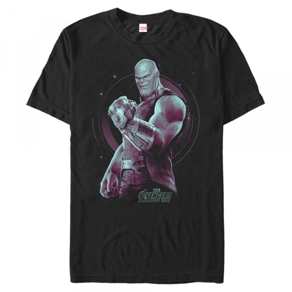 Marvel - Avengers Infinity War - Thanos The Mad Titan - Homme T-shirt - Noir - Devant