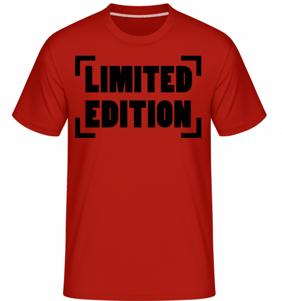 Limited Edition Logo -  T-Shirt Shirtinator homme - Rouge - Devant