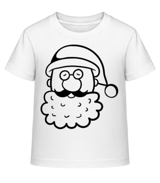 Glücklicher Weihnachtsmann - Kinder Shirtinator T-Shirt - Weiß - Vorne