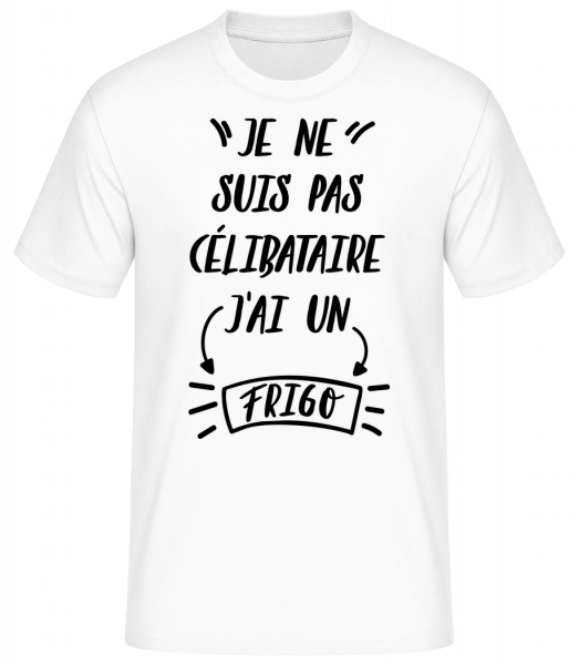 J'Ai Un Frigo - T-shirt standard Homme - Blanc - Devant