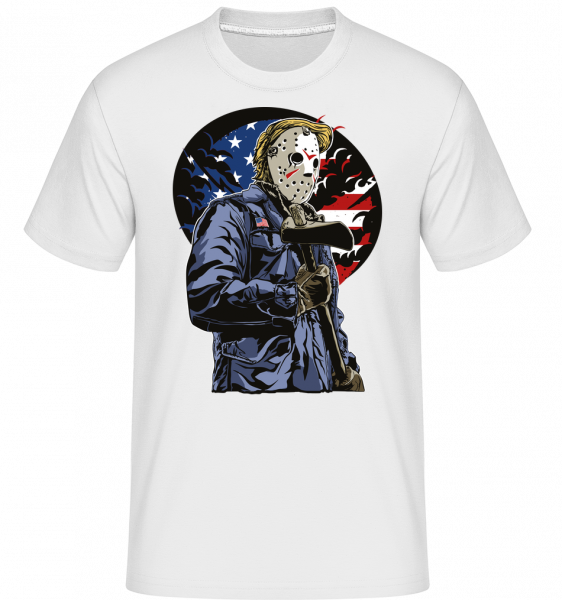 American Killer -  T-Shirt Shirtinator homme - Blanc - Devant