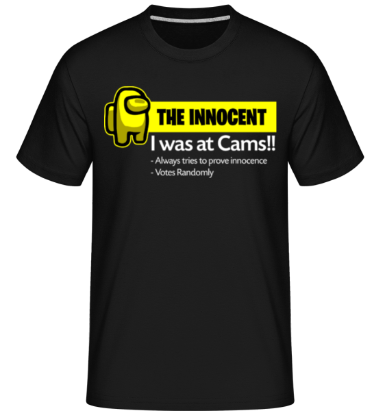 Yellow The Innocent Among Us - Shirtinator Männer T-Shirt - Schwarz - Vorne