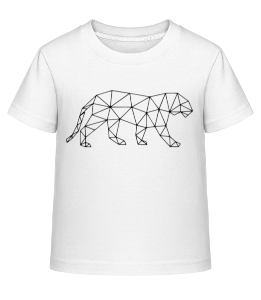 Polygon Tigre - T-shirt shirtinator Enfant - Blanc - Devant