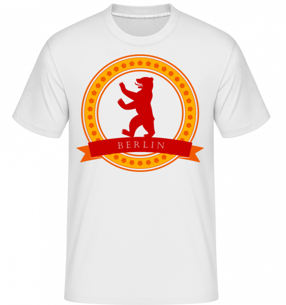 Berlin Bear Icon -  T-Shirt Shirtinator homme - Blanc - Devant