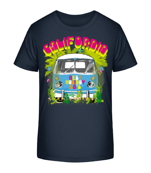 California Bus - Kinder Bio T-Shirt Stanley Stella - Marine - Vorne