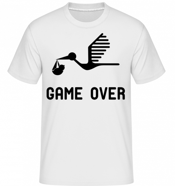 Game Over  - Bébé Annonce -  T-Shirt Shirtinator homme - Blanc - Devant