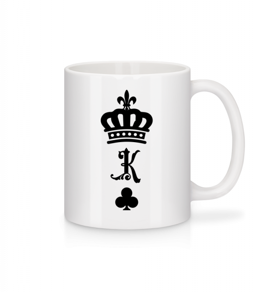 König Krone - Tasse - Weiß - Vorn