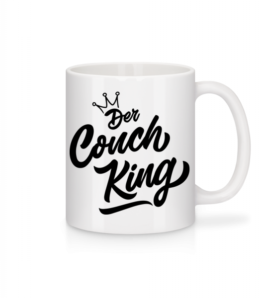 Der Couch King - Tasse - Weiß - Vorn