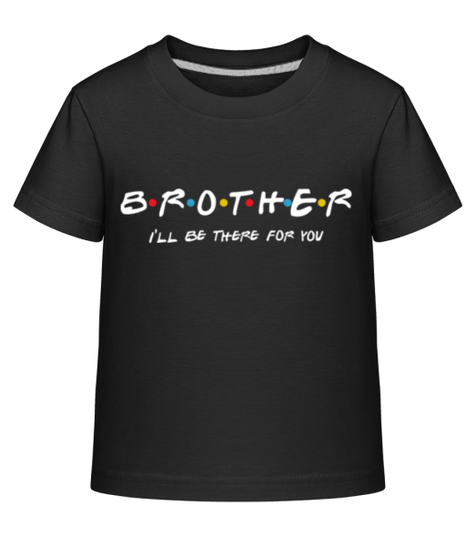 Brother Friends - T-shirt shirtinator Enfant - Noir - Devant