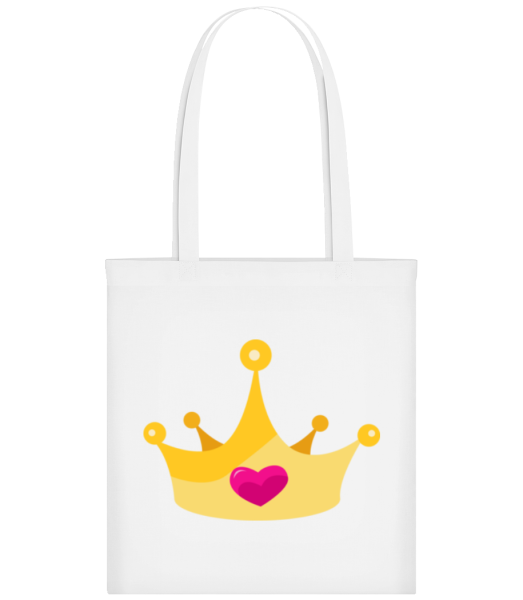 Princess Crown Yellow - Tote Bag - Blanc - Devant