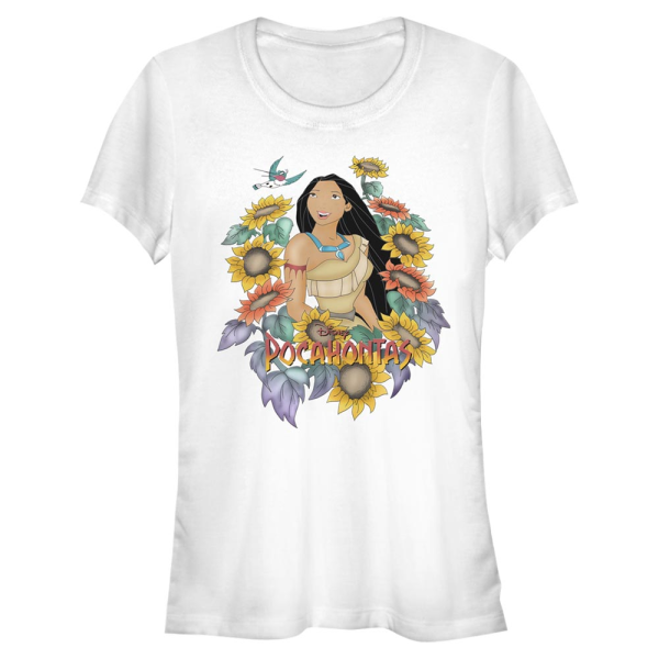 Disney - Pocahontas - Pocahontas 90's Classic - Femme T-shirt - Blanc - Devant