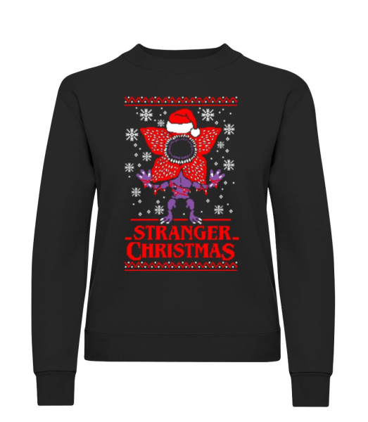 Ugly Stranger Christmas - Sweatshirt Femme - Noir - Devant