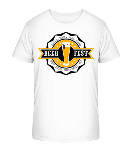 Beer Fest - T-shirt bio Enfant Stanley Stella - Blanc - Devant
