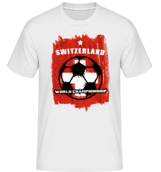 Switzerland World Championship - Shirtinator Männer T-Shirt - Weiß - Vorne