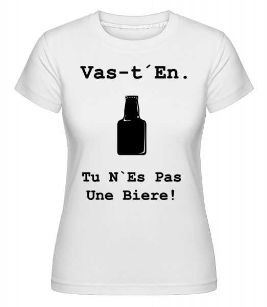 Vas-t'En! -  T-shirt Shirtinator femme - Blanc - Devant
