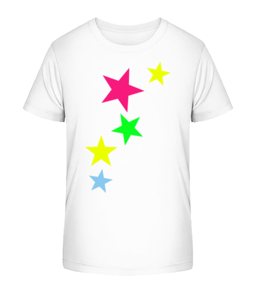 Étoiles De Couleurs - T-shirt bio Enfant Stanley Stella - Blanc - Devant