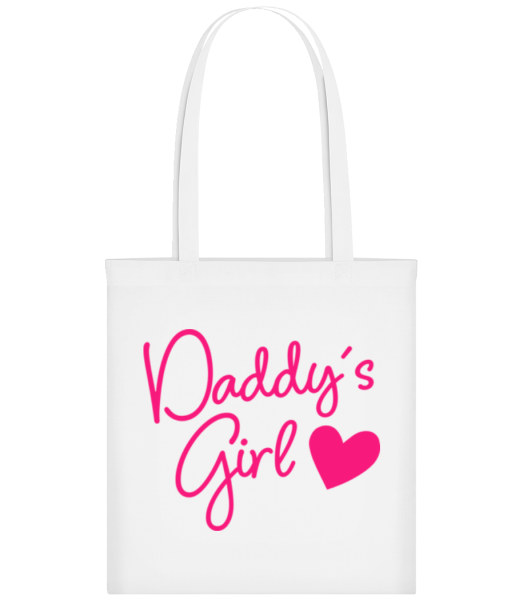 Daddy's Girl - Stofftasche - Weiß - Vorne