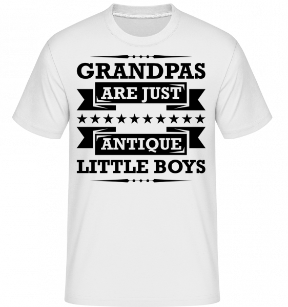 Grandpas Antique - Shirtinator Männer T-Shirt - Weiß - Vorn