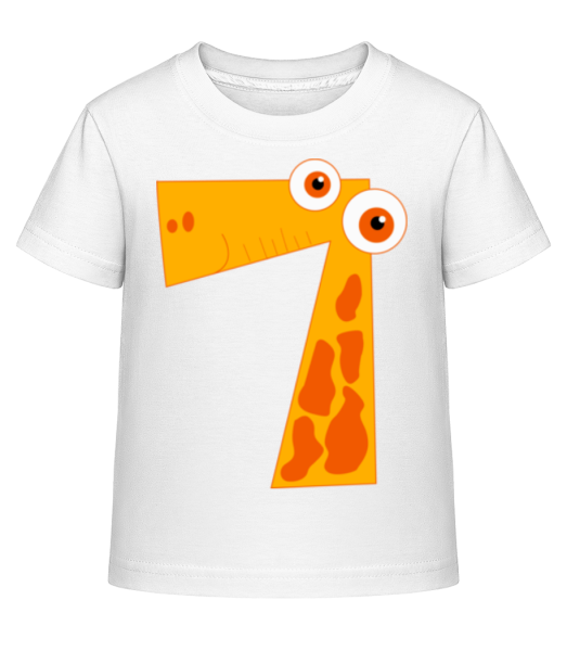 Girafes Sept - T-shirt shirtinator Enfant - Blanc - Devant