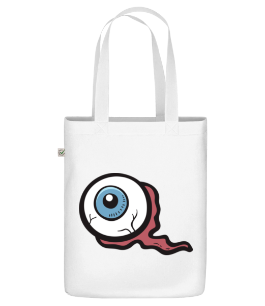 Fieses Auge - Bio Tasche - Weiß - Vorne