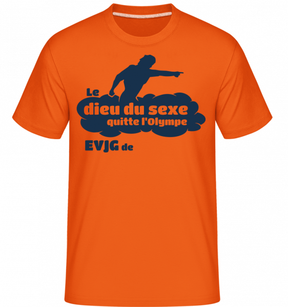 Dieu Du Sexe -  T-Shirt Shirtinator homme - Orange - Devant