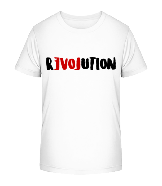 Revolution - T-shirt bio Enfant Stanley Stella - Blanc - Devant