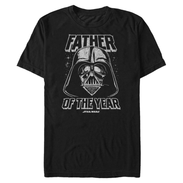 Star Wars - Darth Vader Father Year - Vatertag - Männer T-Shirt - Schwarz - Vorne