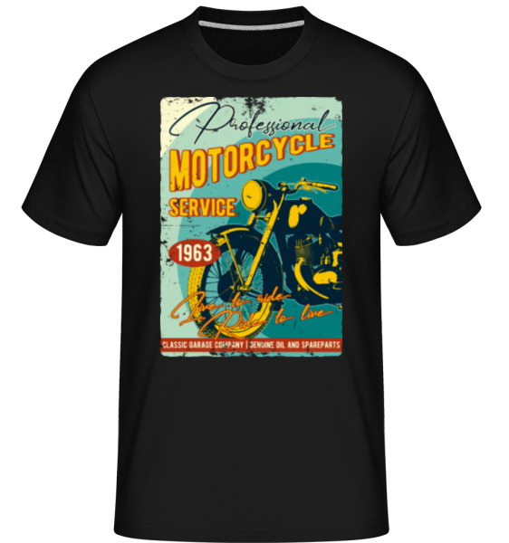 Professional Motorcycle - Shirtinator Männer T-Shirt - Schwarz - Vorne