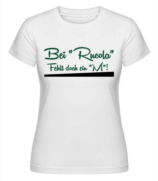 Rumcola - Shirtinator Frauen T-Shirt - Weiß - Vorn