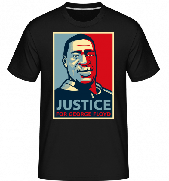 Justice For George Floyd -  T-Shirt Shirtinator homme - Noir - Devant